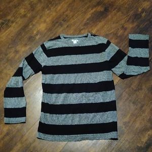Boy's long sleeve striped shirt